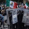 Violence Erupts at Mexico City Anti-Government Protest as Demonstrators Attack Police