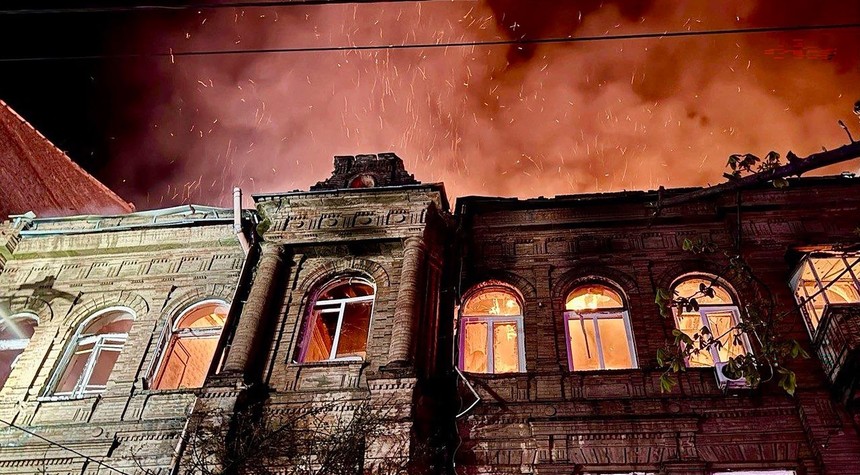 Russia Launches Massive Aerial Assault on Ukraine, Killing at Least 16 Civilians