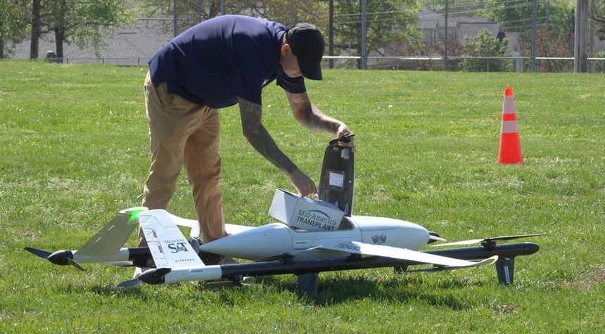 Remotely Piloted Aircraft Demonstrates New Capability for Emergency Supply Delivery